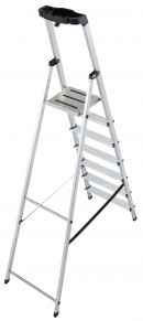 Alumīnija kāpnes SAFETY (7 pakāpieni) 126351