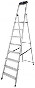 KRAUSE Alumīnija kāpnes SAFETY (8 pakāpieni) 126368