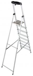 KRAUSE Alumīnija kāpnes SAFETY (8 pakāpieni) 126368