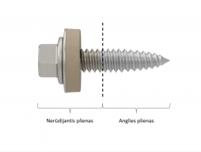 Dvigubo plieno savisriegis, M6x25 mm