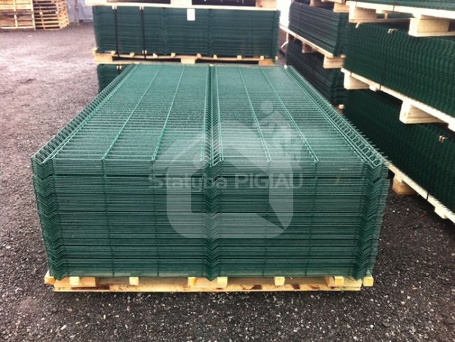 3D segmentas tvorai, 2,5x2,43 m, 200x50 mm, ø4 mm (paskutiniai vienetai)