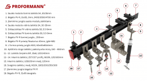 Laidų laikiklis CC03