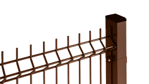 3D segmentas tvorai, 2,5x1,53 m, [200x50 mm], ø3/4 mm