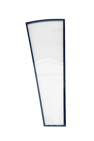 Sienelė tiesiems stogeliams, kairinė
