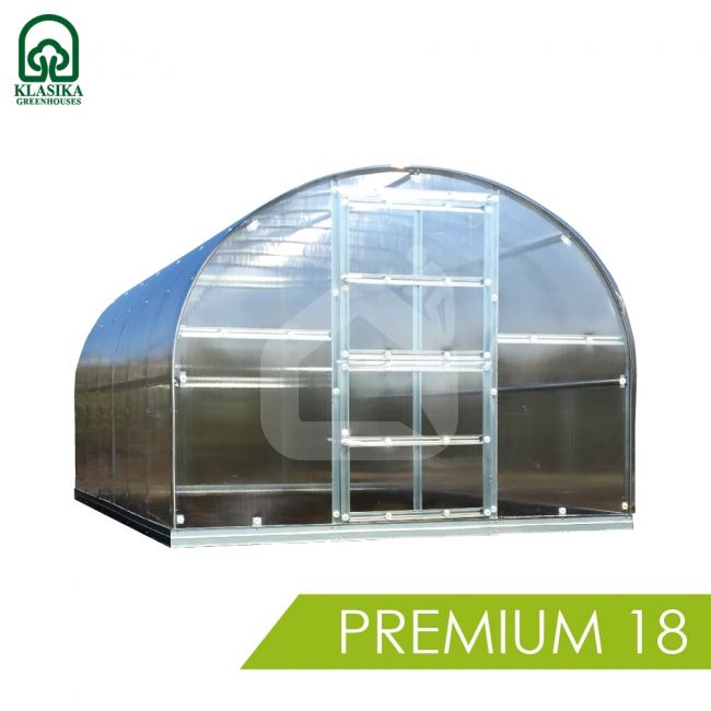Šiltnamio komplektas KLASIKA Arkinis 18 PREMIUM