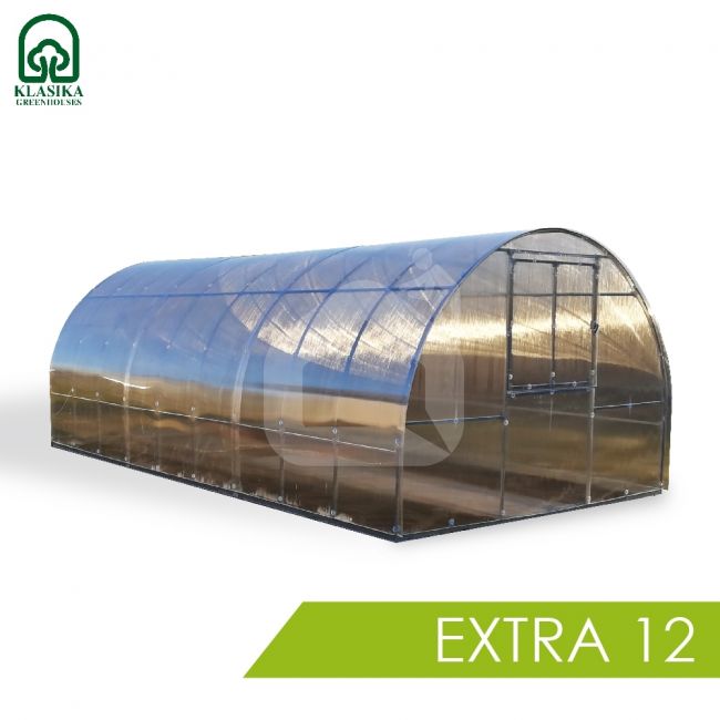 Šiltnamio komplektas KLASIKA TUBE 12 EXTRA