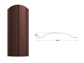 Metāla žogu dēlis SIMAS, 0,45 mm, 2xRAL8017, matēts poliesters