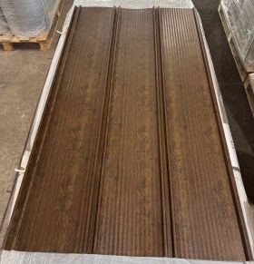 Klasikinis profilis SIMPLA-3 tamsus ąžuolas, medžio imitacija