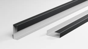 UŽSAKOMA! Pokraiginė detalė SIMPLA-3, 60x20 mm, įv. spalvos ir padengimai