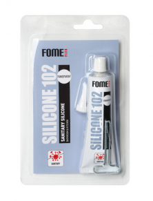 Silikoninis sanitarinis hermetikas FOME FLEX Sanitary Silicone 102, 310 ml