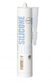 Silikoninis sanitarinis hermetikas FOME FLEX Sanitary Silicone 102, 310 ml