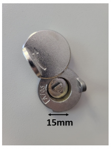 Metalinis skydelis 275x125x280 mm, Sunway 