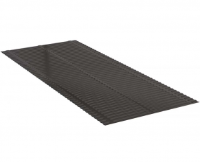 Sąlaja Q iš aliuminio 500 x 2000 mm, 0.50 mm