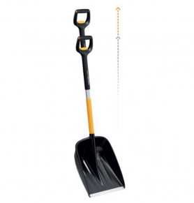 Sniego kastuvas Fiskars X-series, 120-139x36 cm, plastikas
