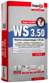 Savaime išsilyginantis skiedinys Sopro FLOOR WS 3.50