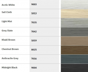 Pradžios profilis vertikaliam Hardie Plank VL montavimui aplink langus, aliuminis, 3 m