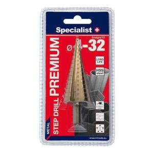 Žingsninis grąžtas, 4-32 mm, Specialist+ Premium 