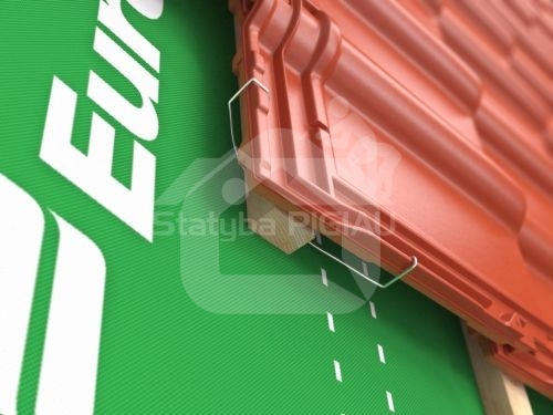 Keraminės čerpės laikiklis Clip DC-6, 200 mm x 40 mm x 40 mm