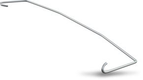 Keraminės čerpės laikiklis Clip DC-6, 200 mm x 40 mm x 40 mm