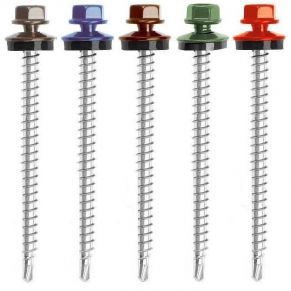 Sraigtai banguotiems lakštams Cembrit, 5,5x80 mm, 100 vnt.