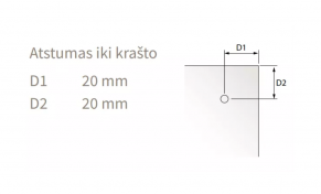 Sraigtai CEDRAL dailylenčių tvirtinimui, 250 vnt.