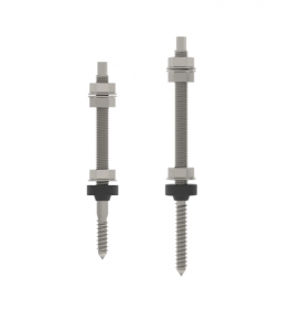 Sraigtinis laikiklis į medį, M10X, 150-180 mm, 25 mm lotui