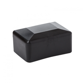 Dangtelis stulpui 60x40 mm, PVC, juodas