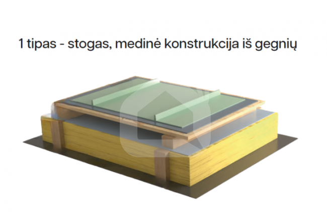 Stogo danga Standing Seam