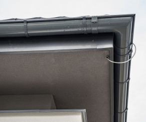 90 mm lietvamzdis 3 m, matinė STRUGA