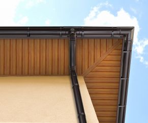 90 mm lietvamzdis 1 m, GAMRAT (PVC)