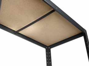 Sandėliavimo lentyna STRONG 175, 176x90x40 cm, 175 kg, juoda