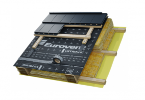 Difuzinė plėvelė Eurovent STRONG 160 gr./m², 1,5 m. x 50 m. = 75 m²