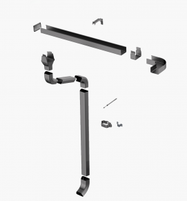 100 mm notekas turētājs, universāls, STRUGA QUATTRO