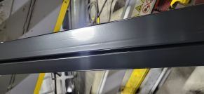 Stulpas tvorai 60x40 mm, H3 m, sienelė: 2 mm, be dangtelio