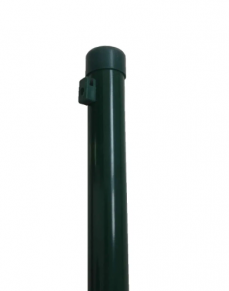 Stulpas tvorai, apvalus, ø48 mm, H2,5 m, (st. 1,2), SU PVC laikikliu