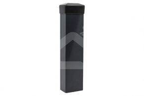 Stulpas tvorai 60x40 mm, H1,7 m, sienelė: 1,2 mm, su PVC laikikliu