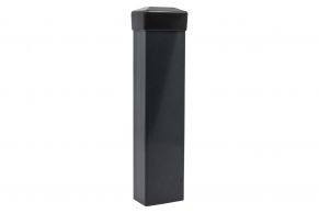 Stulpas tvorai 60x40 mm, H2,5 m, sienelė: 2,0 mm, su PVC laikikliu