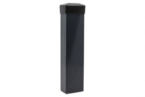 Stulpas tvorai 60x40 mm, H2,0 m, sienelė: 2 mm, su PVC laikikliu