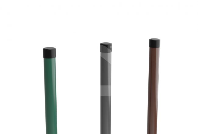 Stulpas tvorai, apvalus, ø38 mm, H2,0 m, sienelė 1,2 mm