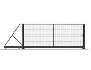 Bīdāmie segmenta vārti ar 2D pildījumu, 4000x1200 mm
