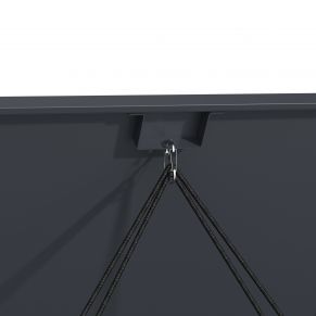 Trivietė šiukšlių konteinerio pastogė su pedalu MIKKO