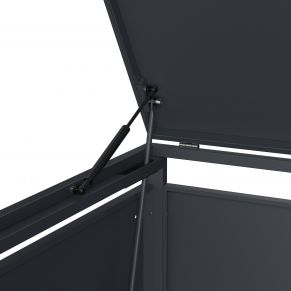 Trivietė šiukšlių konteinerio pastogė su pedalu MIKKO