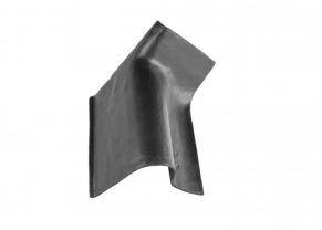 Eternit lokšņu savienojums ar sienu, kreisā puse