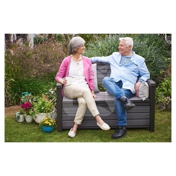 Suoliukas-daiktadėžė HUDSON STORAGE BENCH, 277 L