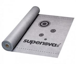Priešvėjinė plėvelė SUPERNOVA WALL 90 gr./m², 1,5 m. x 50 m. = 75 m²