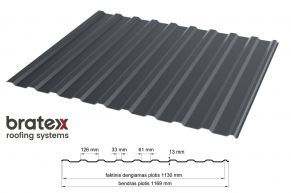 Trapecinis profilis T-14