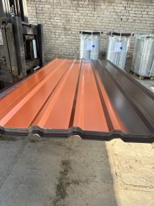 Trapecinis profilis T-18 PLUS RAL8017, Gloss