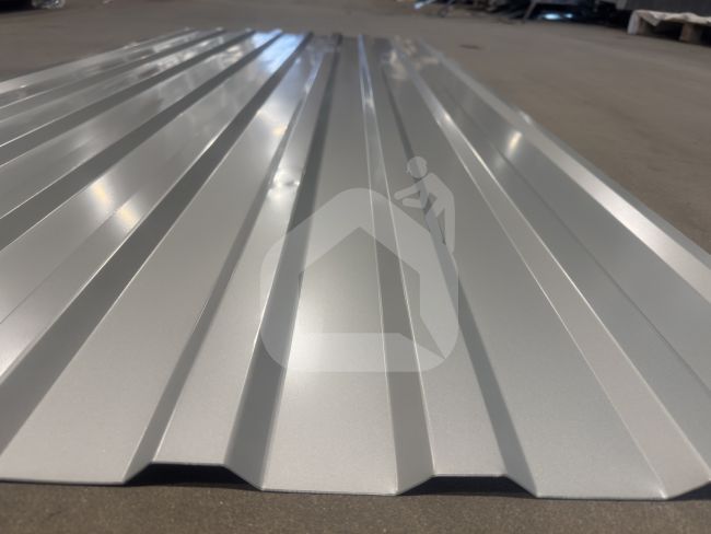 Trapecinis profilis T-18 RAL9006, 0,25 mm, Gloss