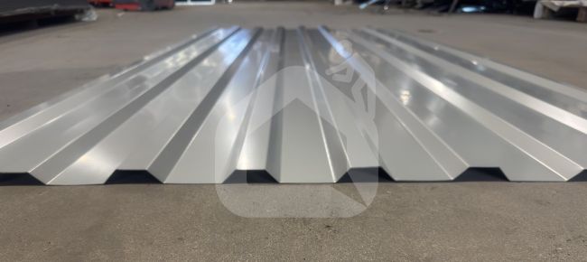 Trapecinis profilis T-18 RAL9006, 0,25 mm, Gloss
