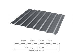 Trapecinis profilis T-18W (fasadinis)